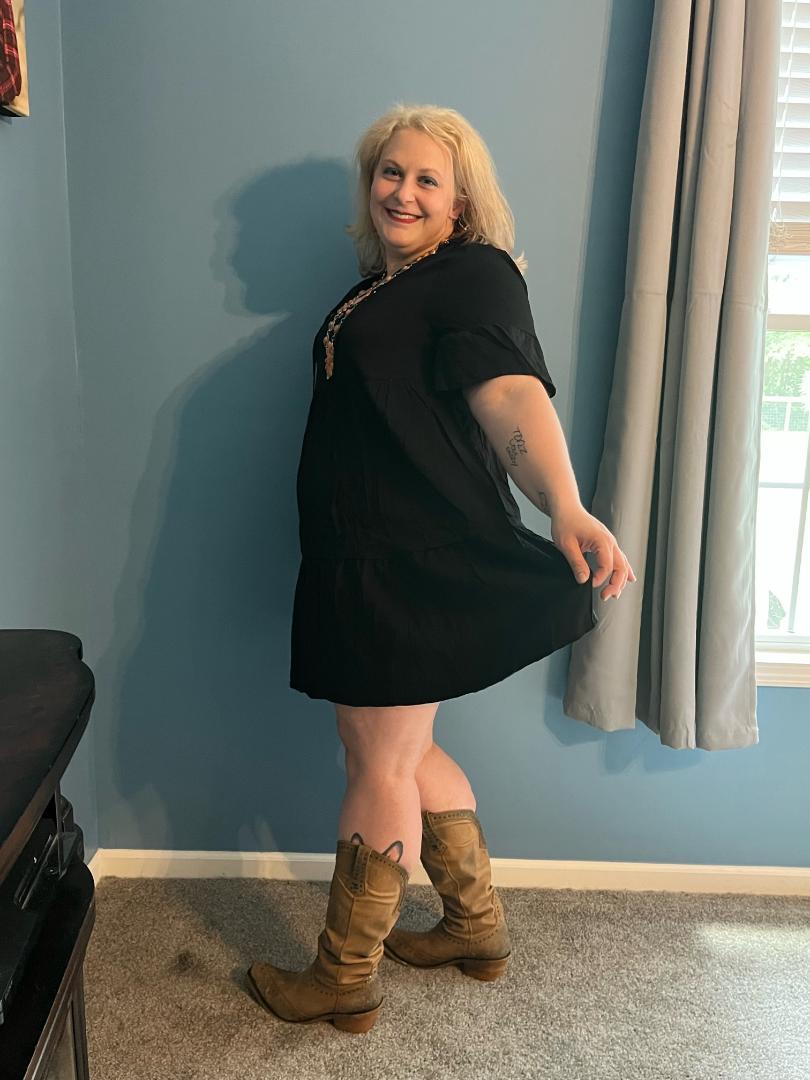 Flirty Knee length Dress