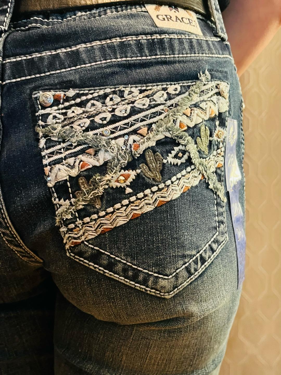 Grace in LA BLING Jeans