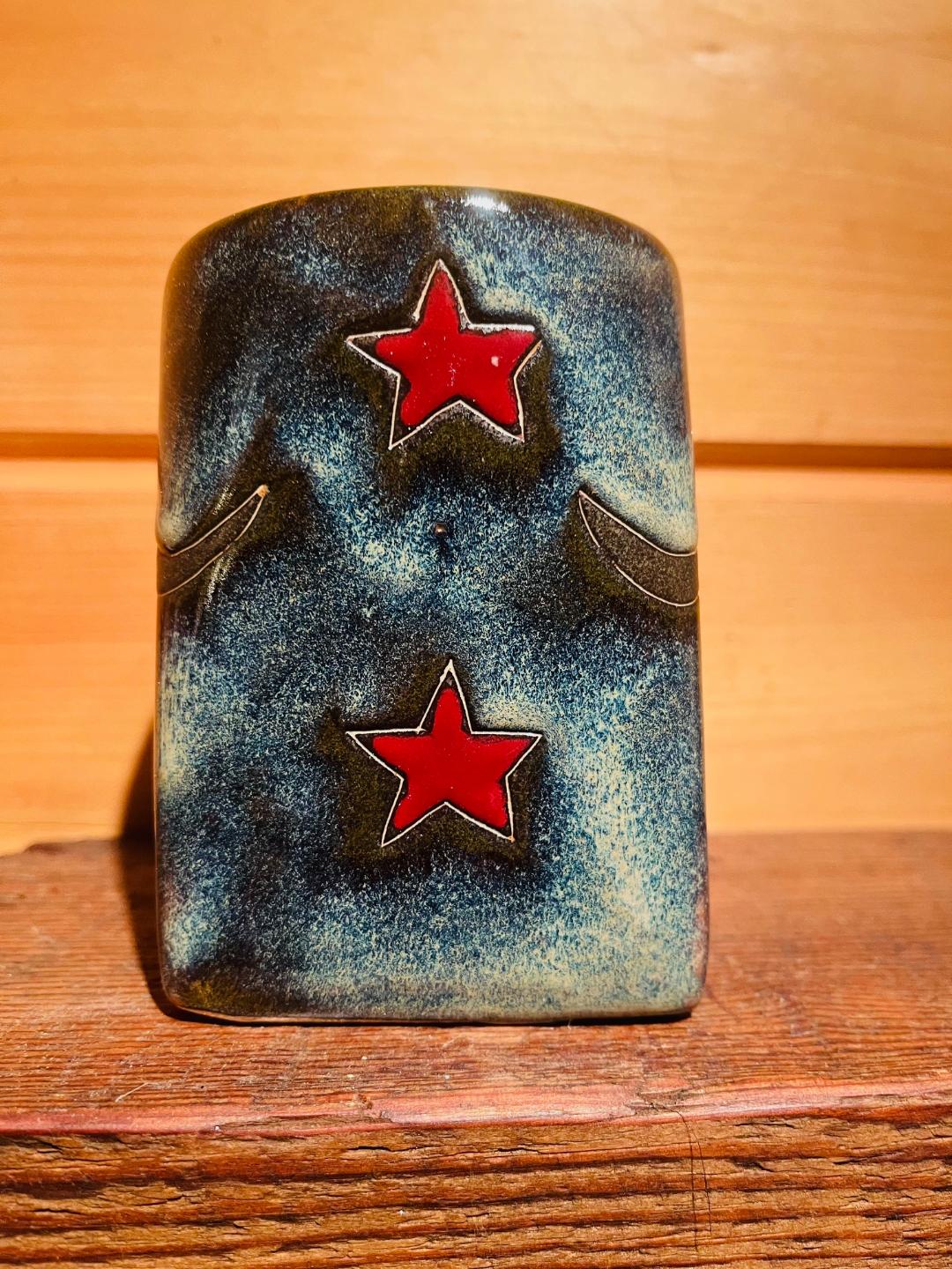 Longhorn square mug by Myra