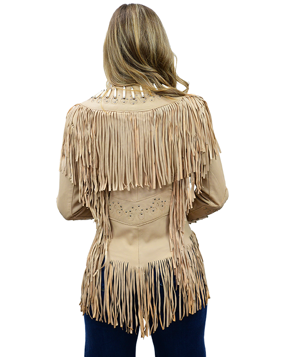 AS SEEN ON LAINEY WILSON -Ladies Leather Jacket