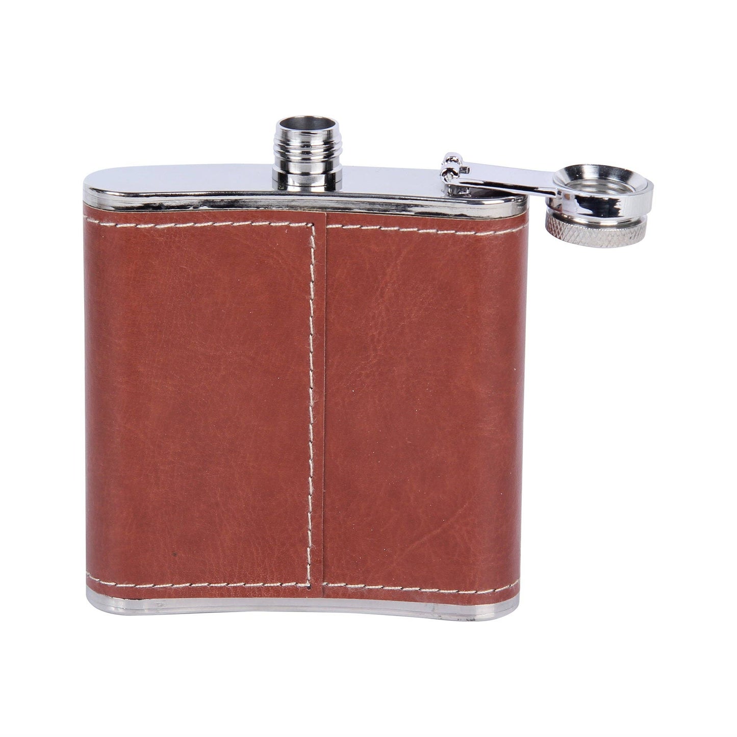 Leather wrapped Golf Flask