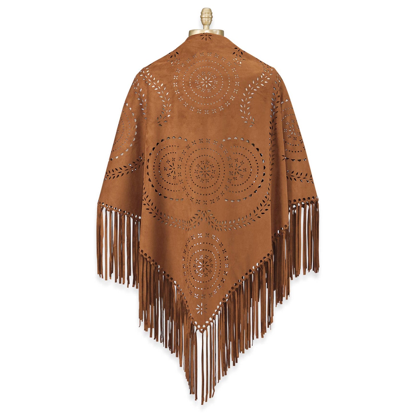 Sandpoint Medallion Fringed Wrap