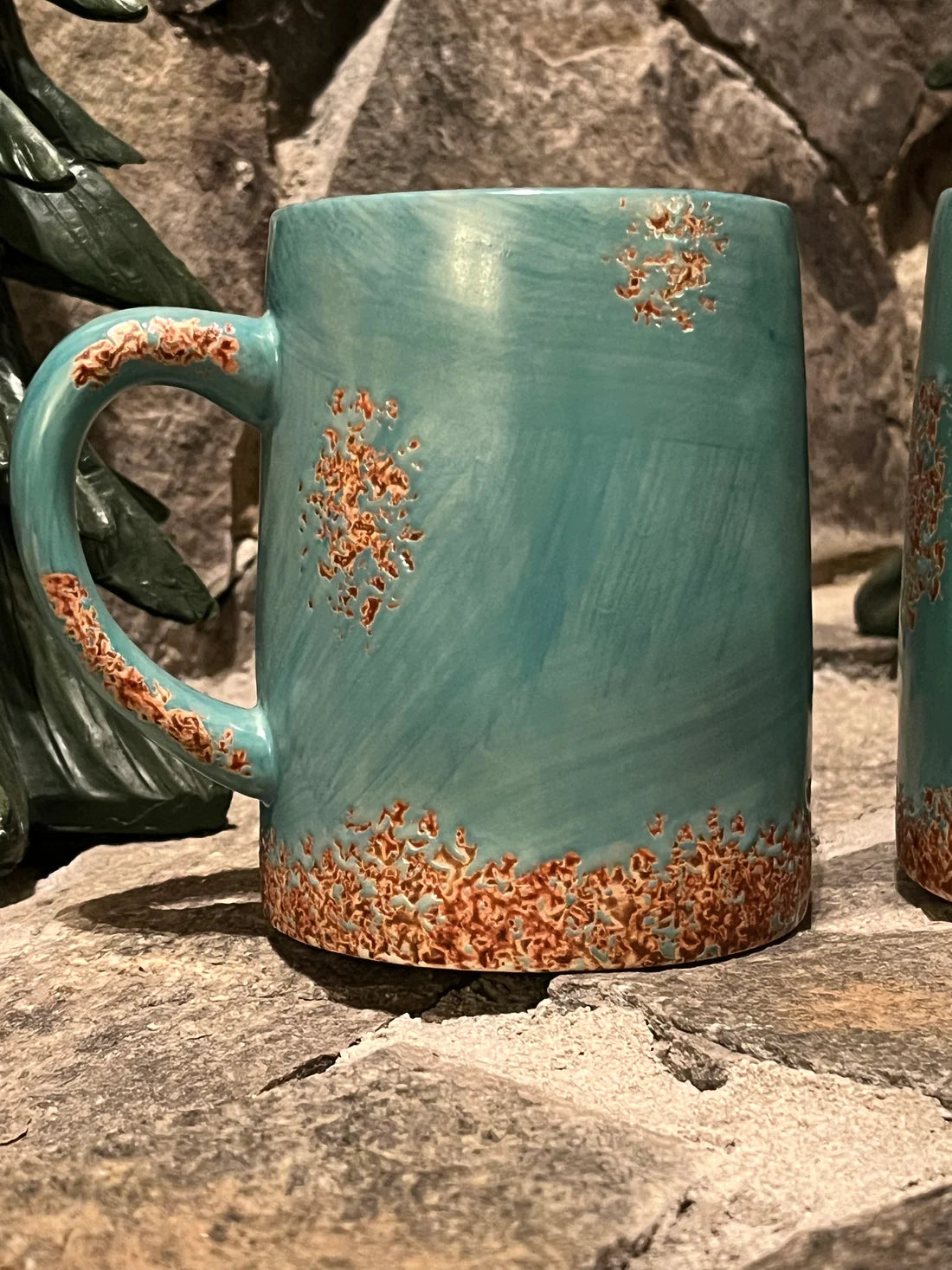 Turquoise Patina Coffee Mug