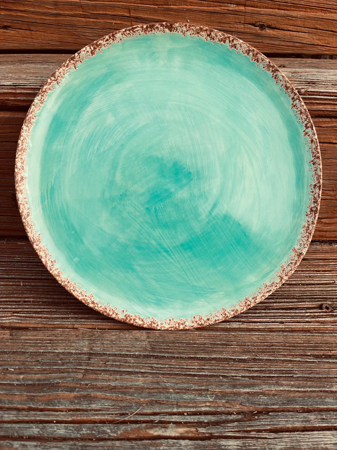 Old West Collection Turquoise Patina Dinner set.