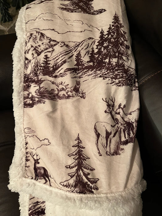 Rustic Woodlands Throw