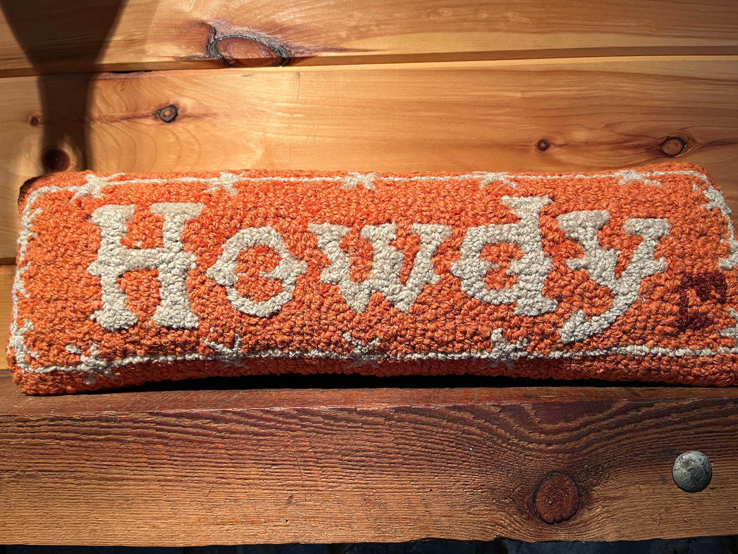Howdy throw pillow