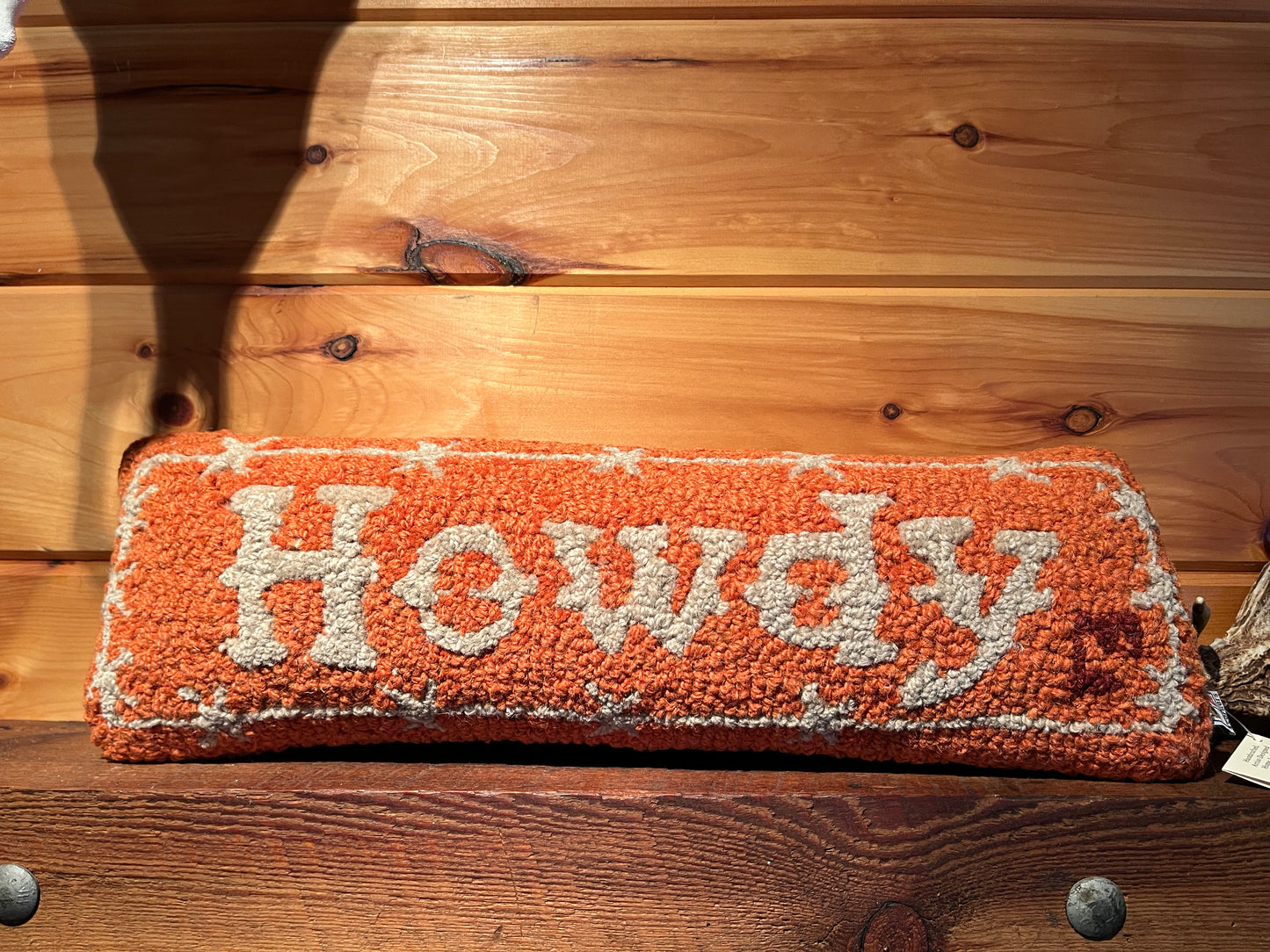 Howdy throw pillow