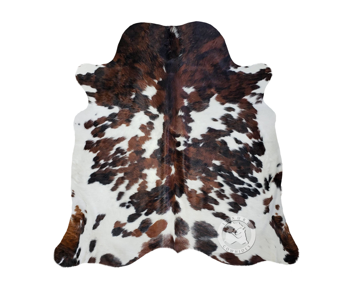 Tricolor Cowhide Rug
