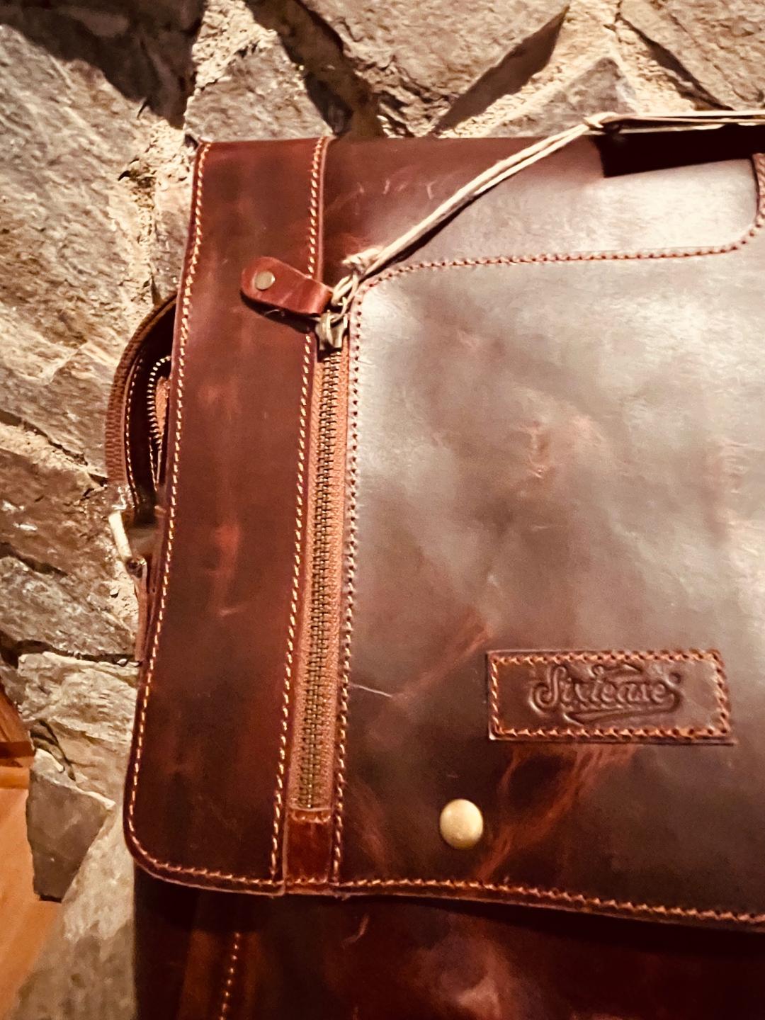 Rustic Brown Genuine Leather bag