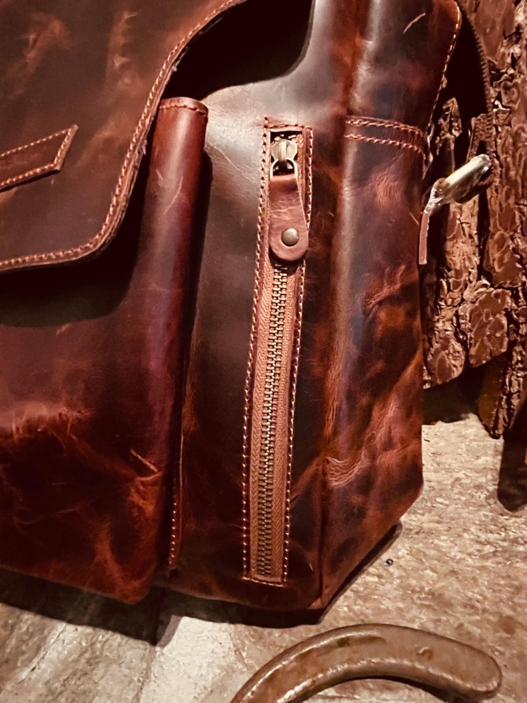 Rustic Brown Genuine Leather bag