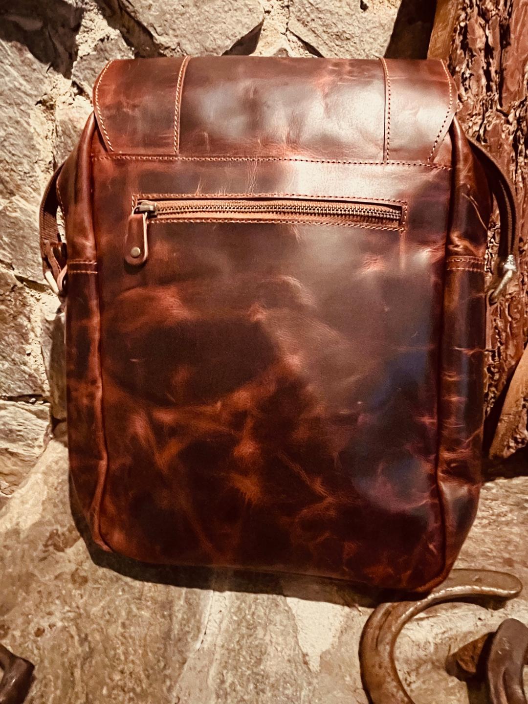 Rustic Brown Genuine Leather bag
