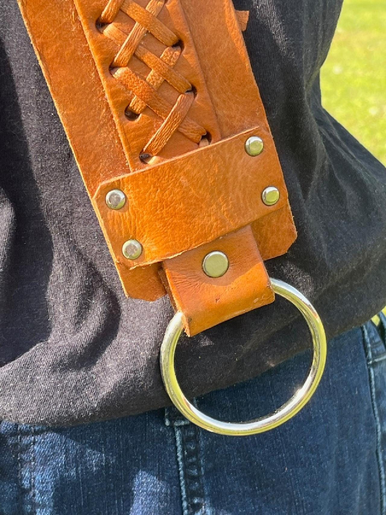 Morocco Fringe Leather Belt