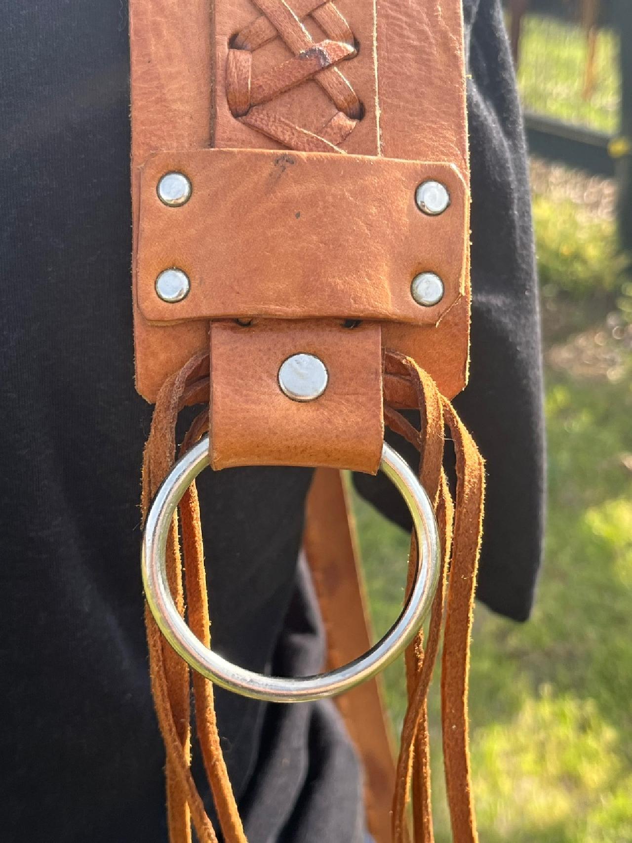 Morocco Fringe Leather Belt