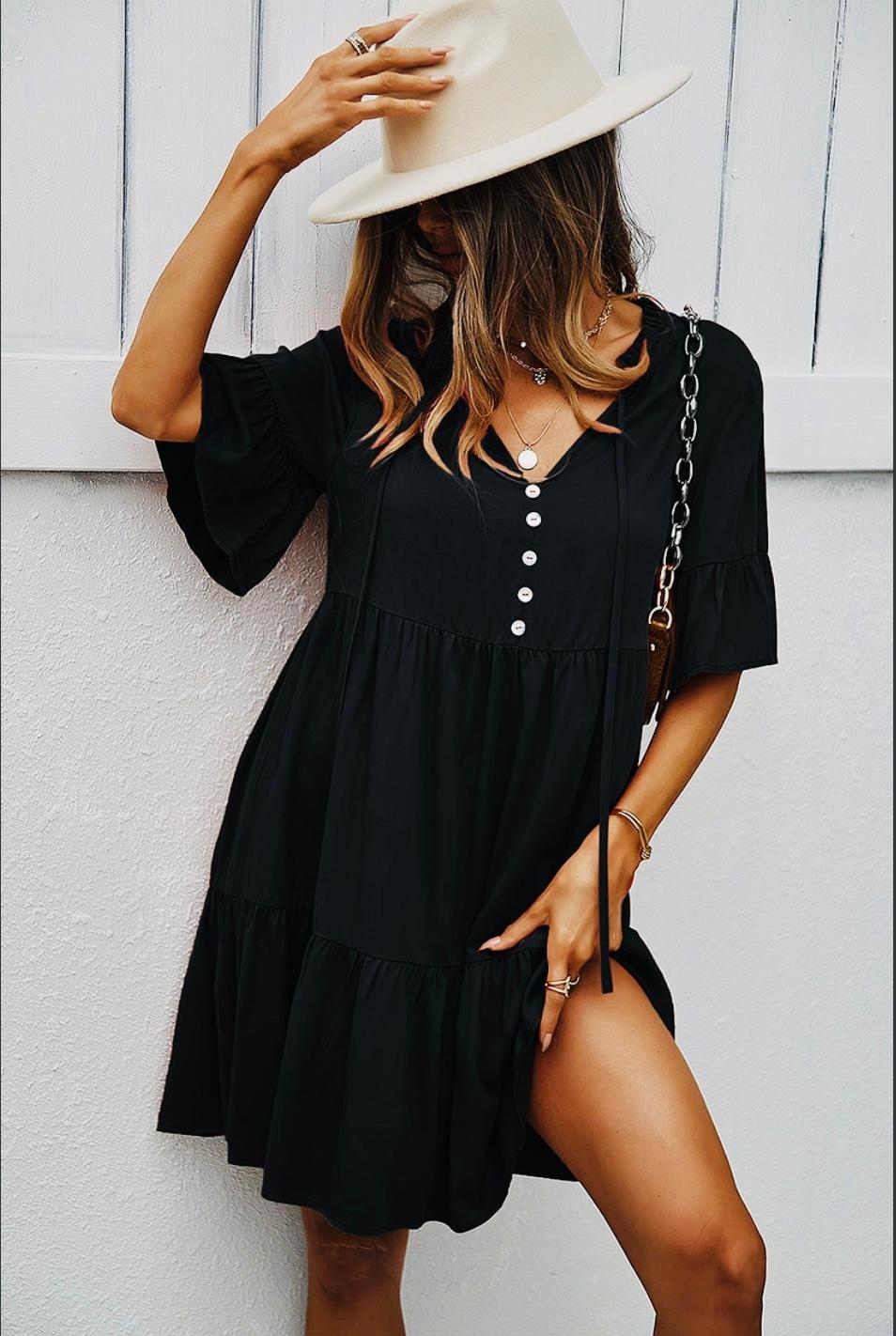 Flirty Knee length Dress