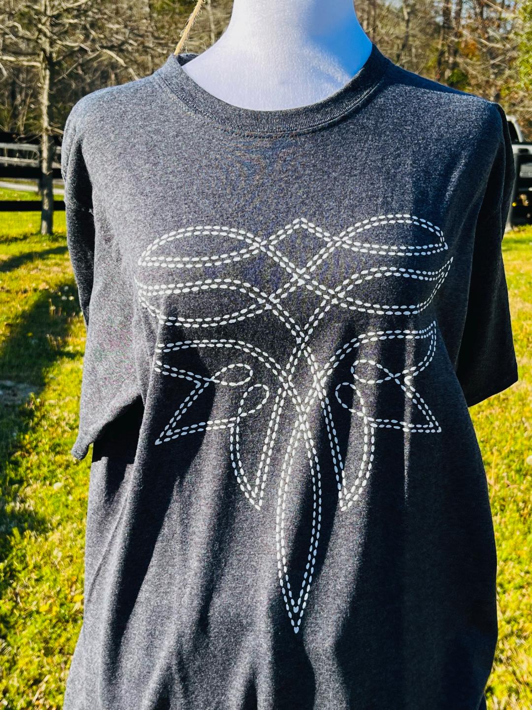Boot stitch T-shirt