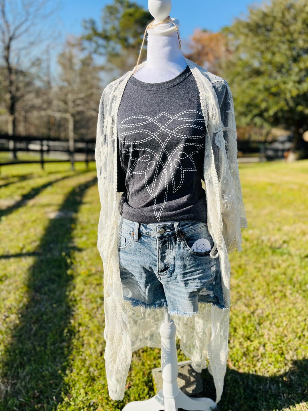 Boot stitch T-shirt