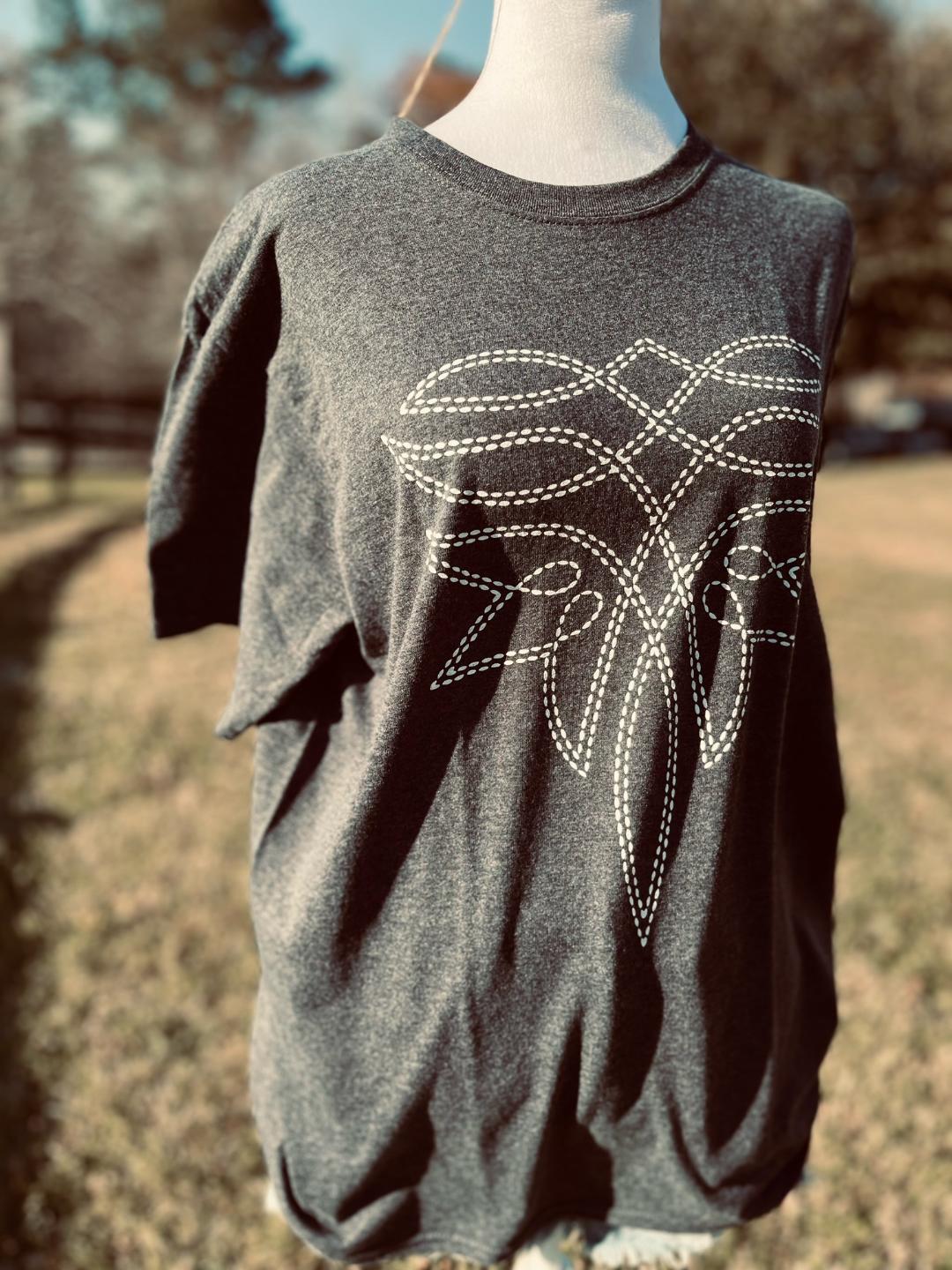 Boot stitch T-shirt