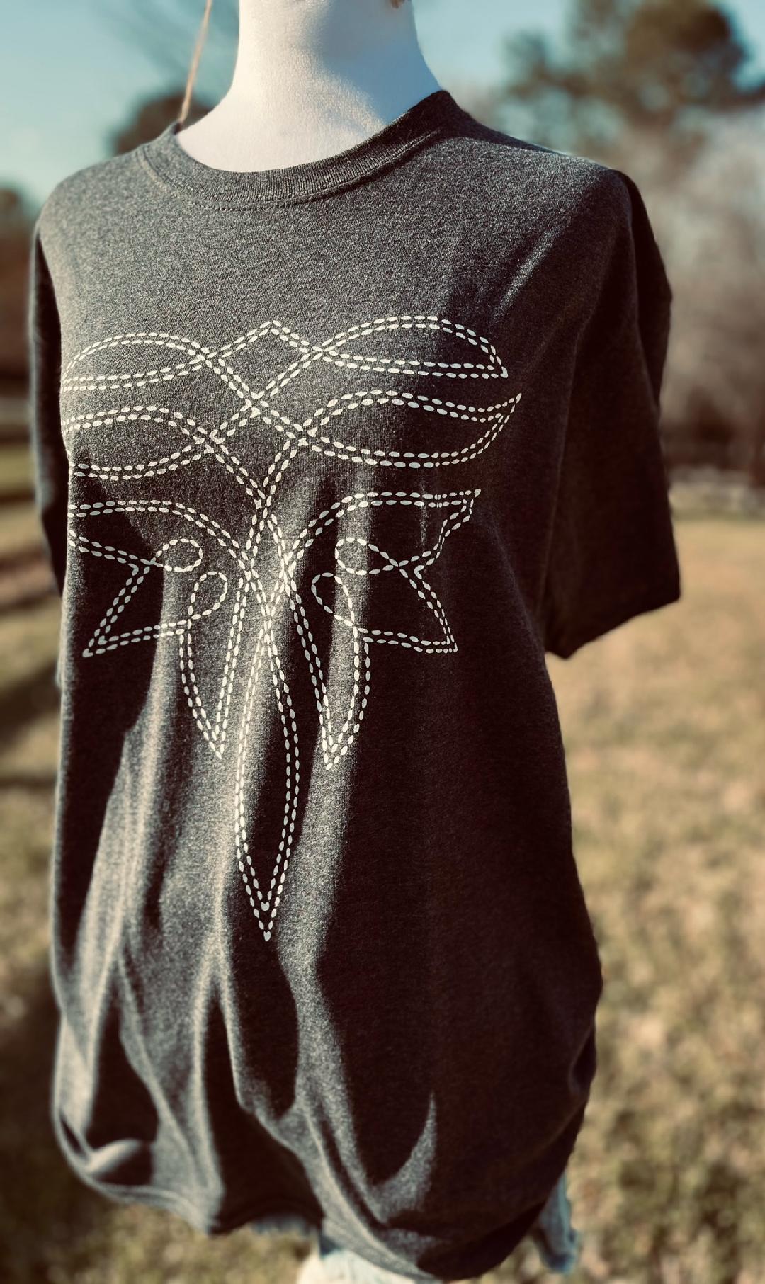 Boot stitch T-shirt