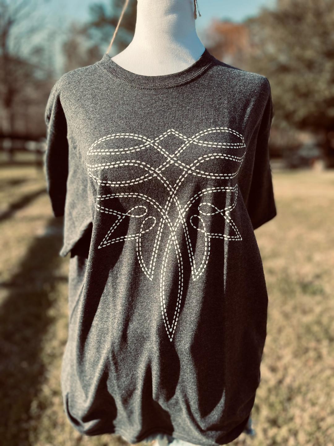 Boot stitch T-shirt