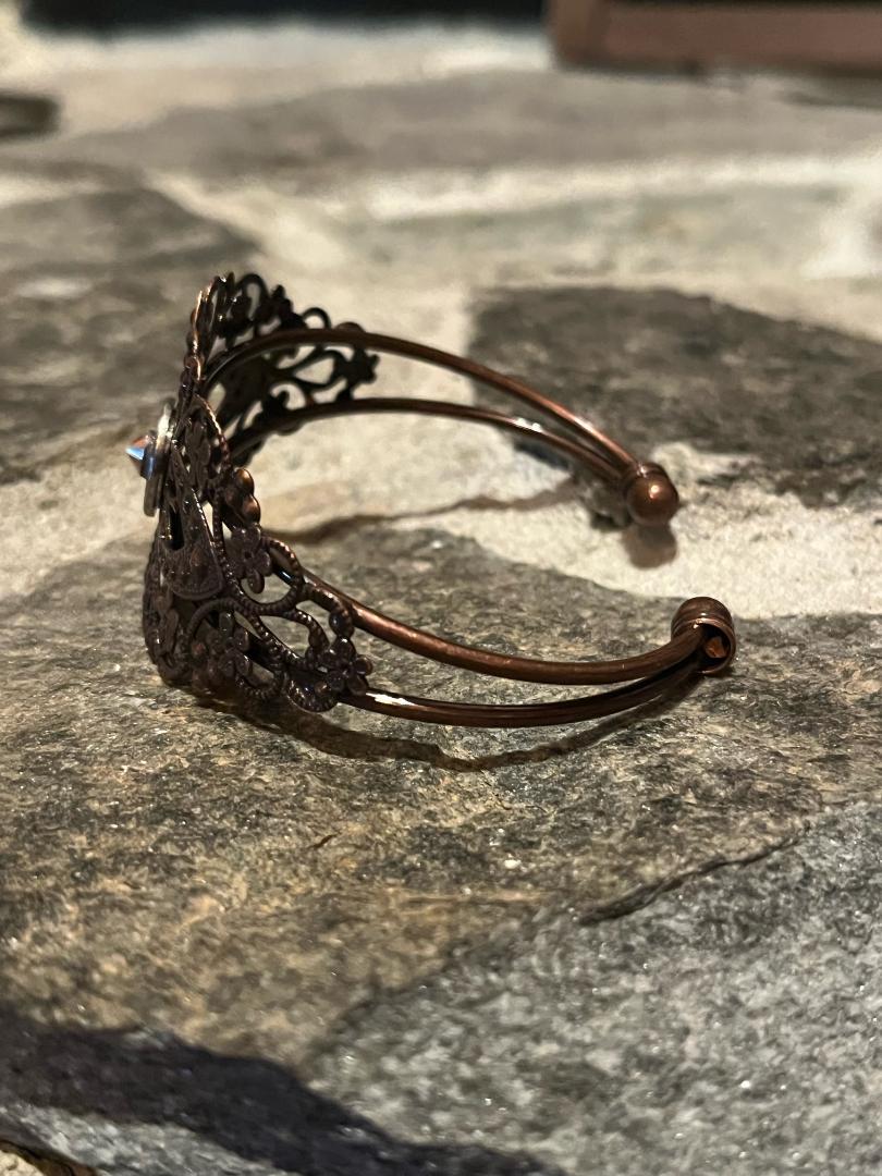Filigree Bullet Cuff Bracelet