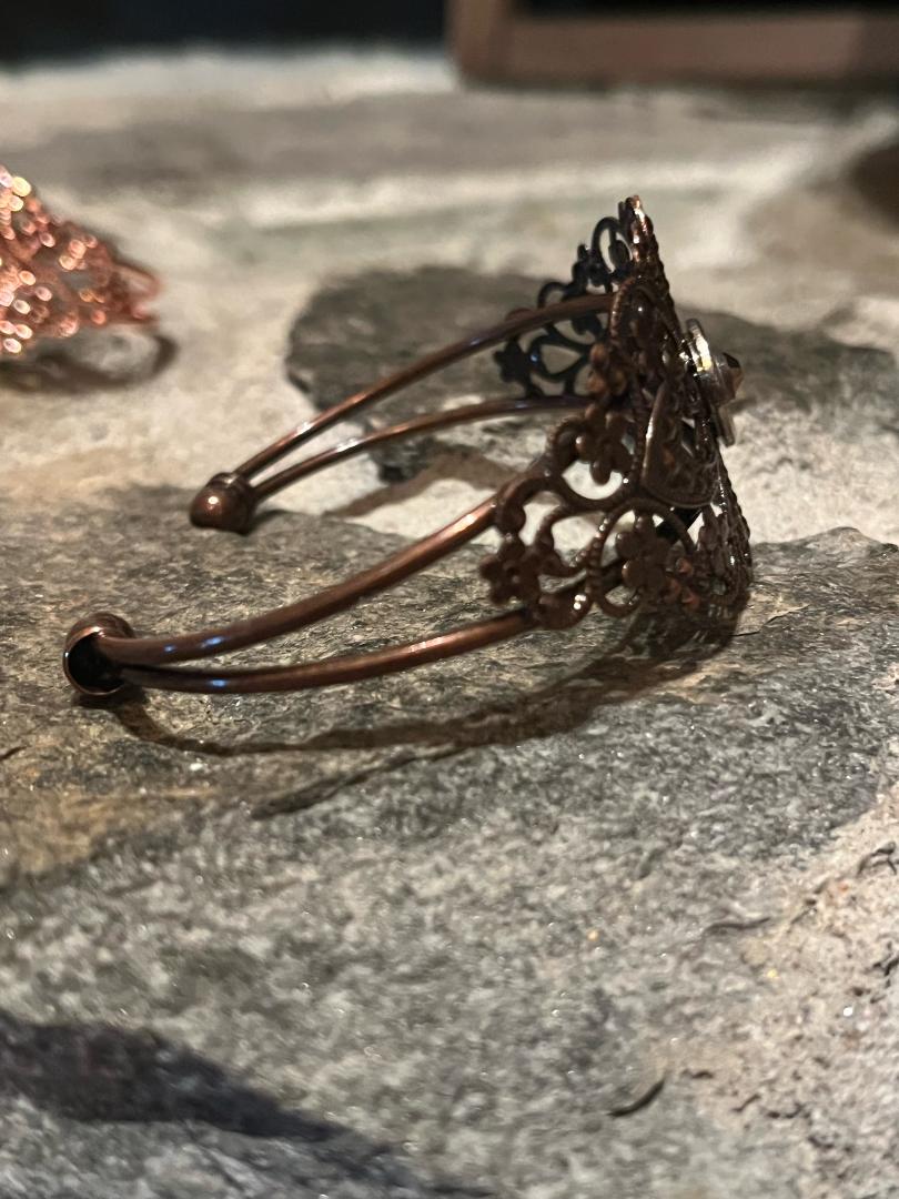 Filigree Bullet Cuff Bracelet