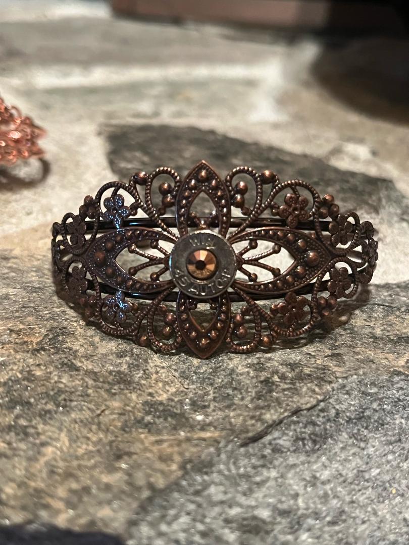 Filigree Bullet Cuff Bracelet