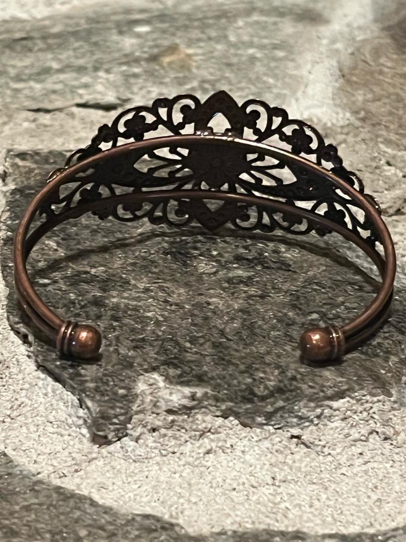 Filigree Bullet Cuff Bracelet