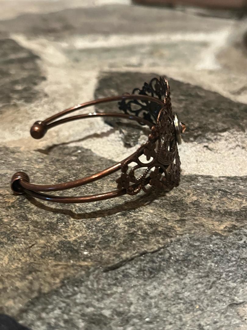 Filigree Bullet Cuff Bracelet