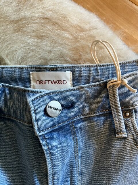 Driftwood Striped Flair leg jeans