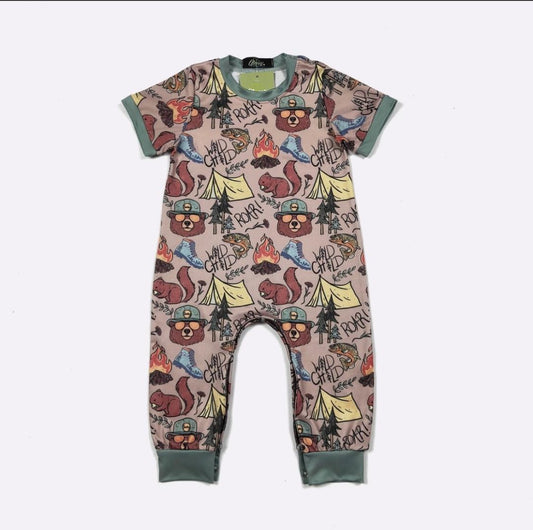 Camping with the bears Romper