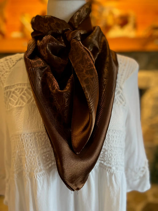 Chocolate Silk Wild Rag