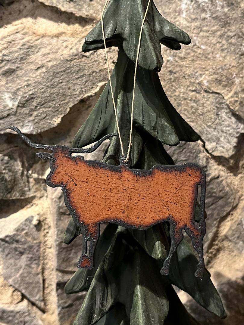 Western Metal Christmas ornaments