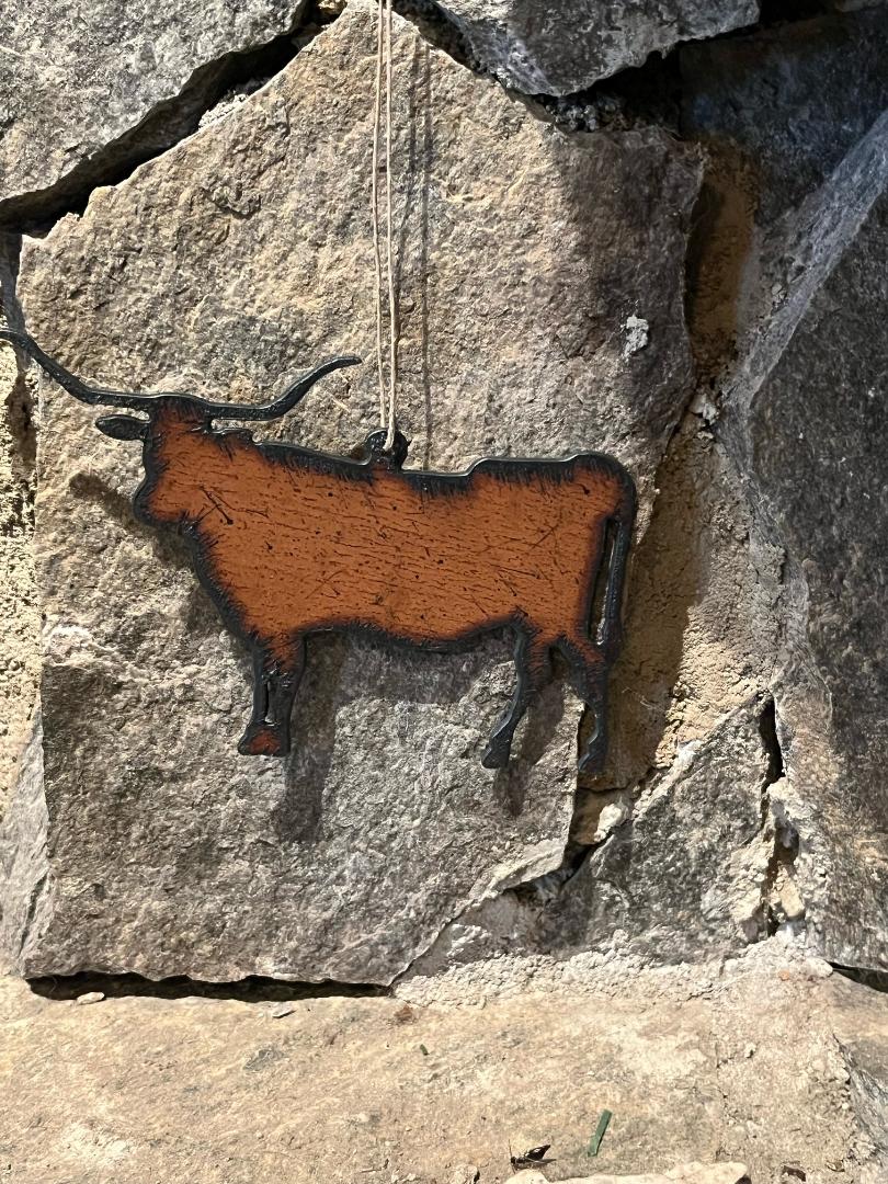 Western Metal Christmas ornaments