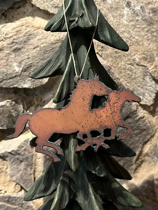 Western Metal Christmas ornaments