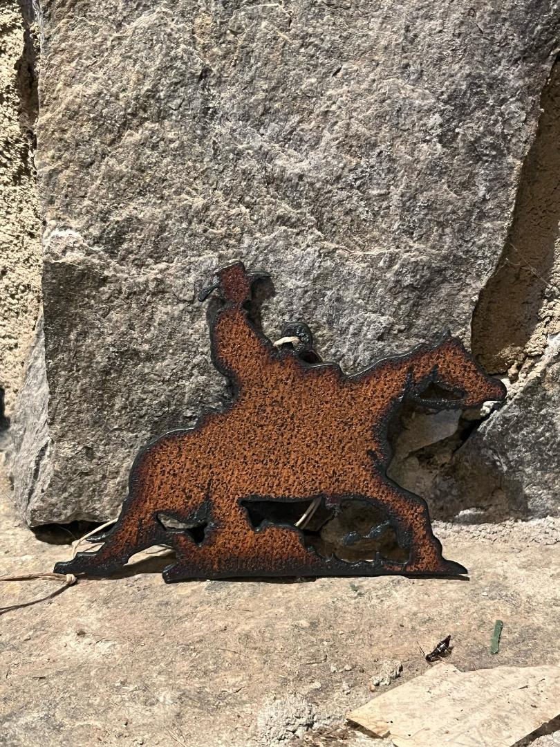 Western Metal Christmas ornaments