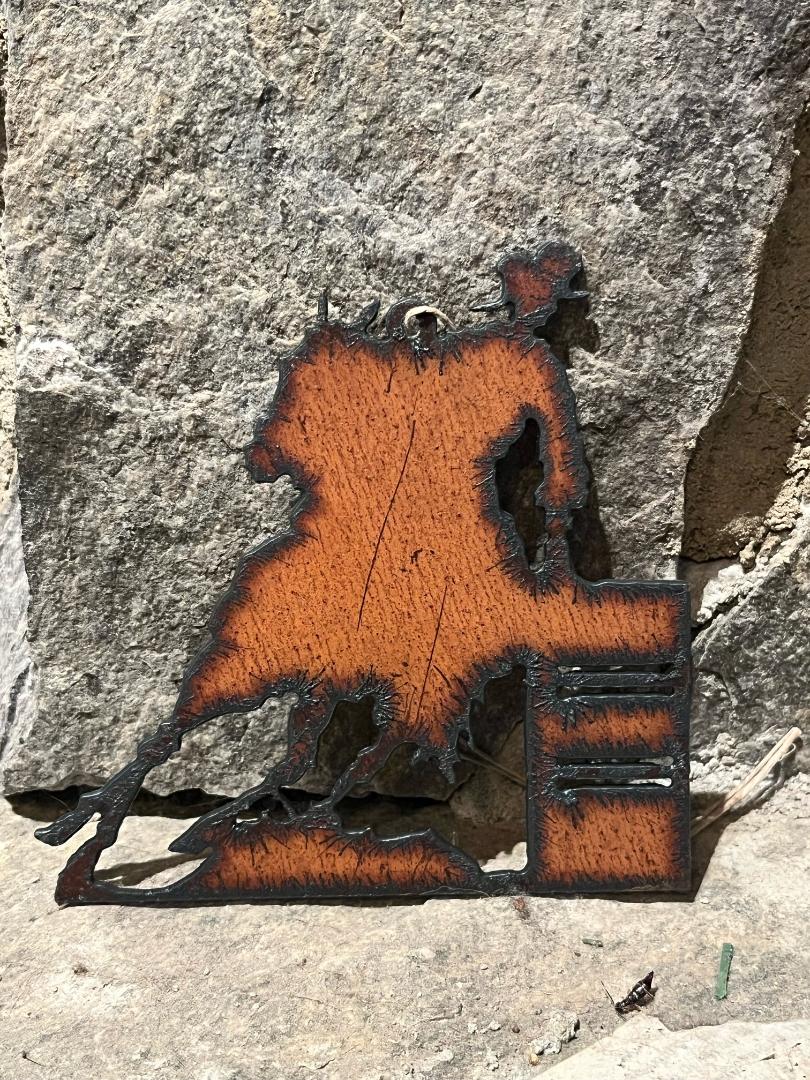 Western Metal Christmas ornaments