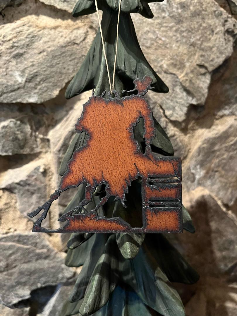 Western Metal Christmas ornaments