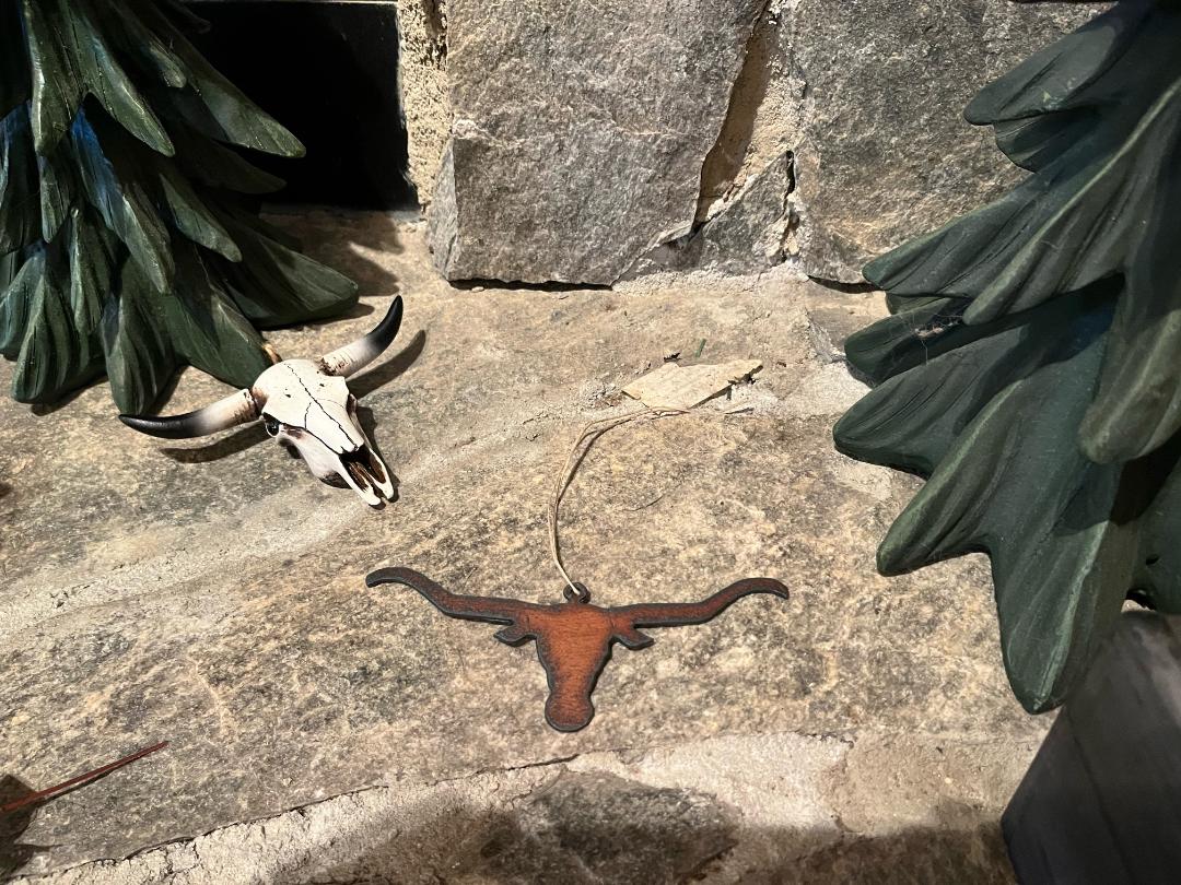 Western Metal Christmas ornaments