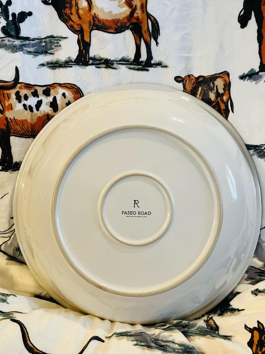 Horses & Cowboys Ceramic bowl