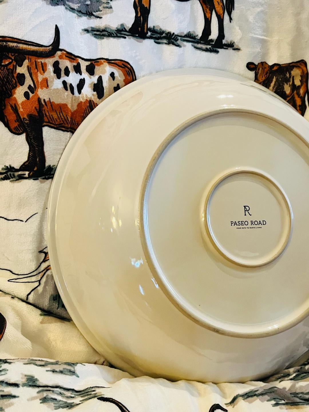 Horses & Cowboys Ceramic bowl