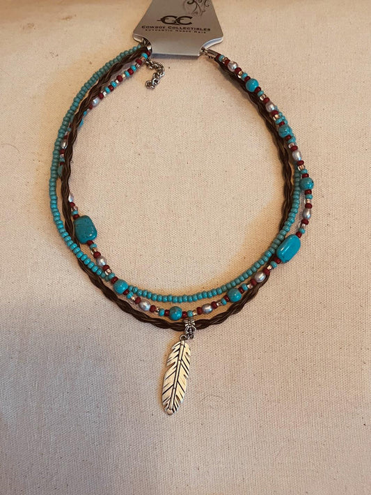 Navajo Feather Necklace