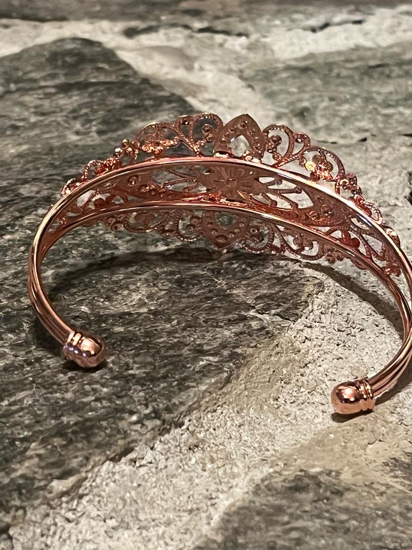 Filigree Bullet Cuff Bracelet