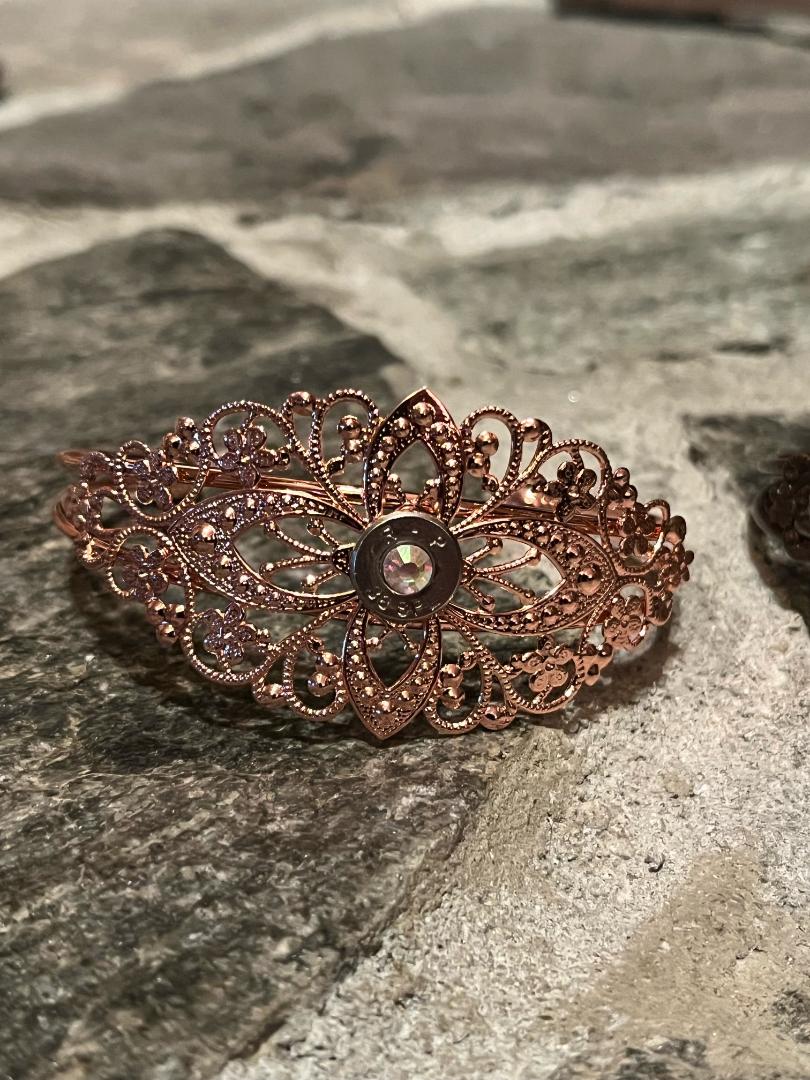 Filigree Bullet Cuff Bracelet