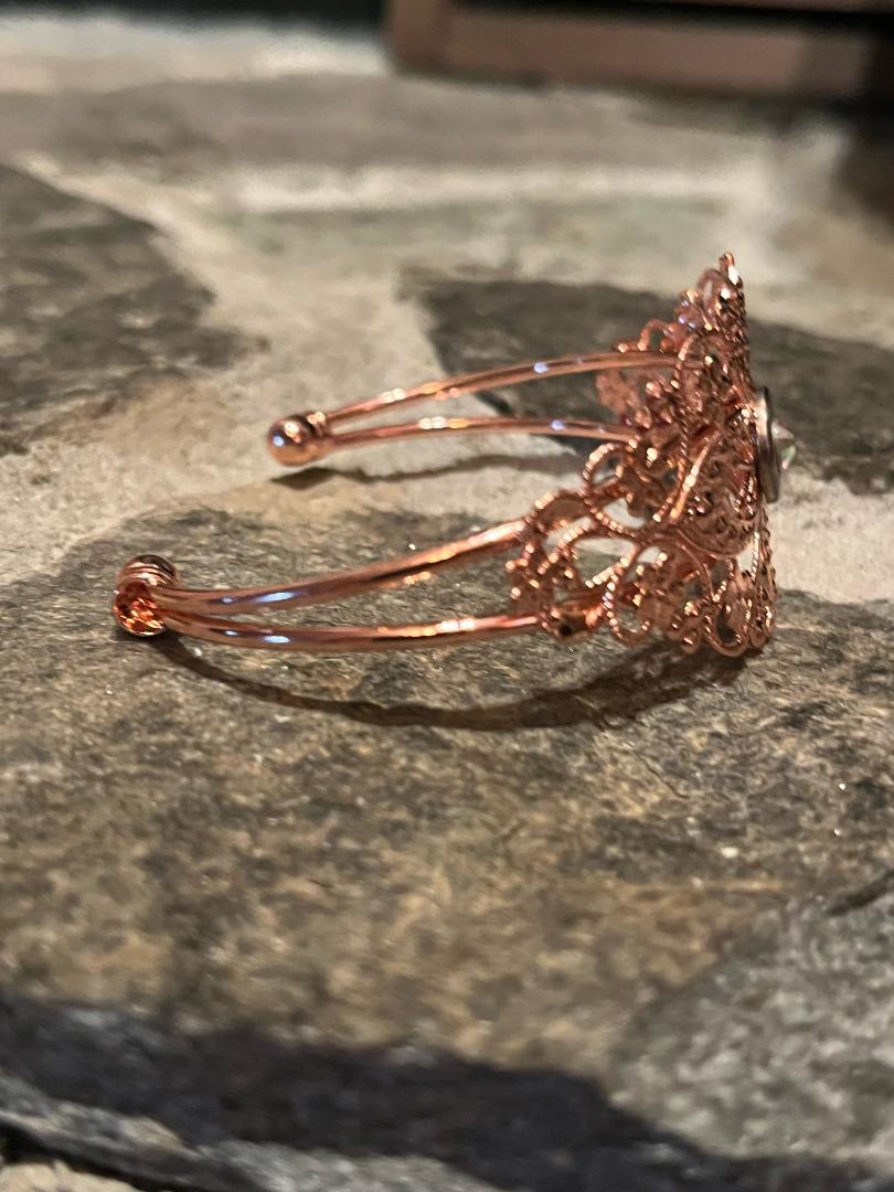 Filigree Bullet Cuff Bracelet