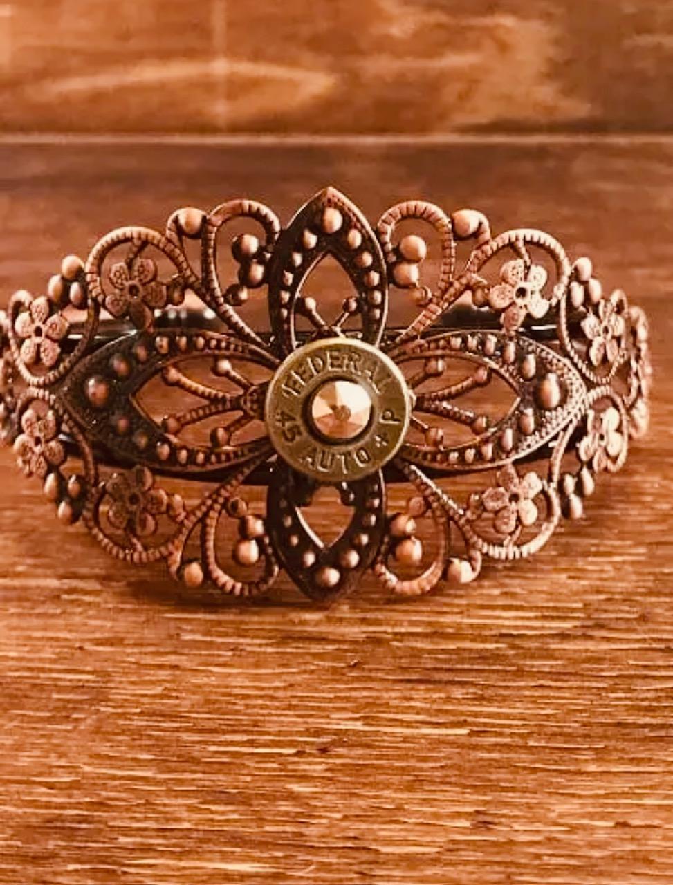 Filigree Bullet Cuff Bracelet
