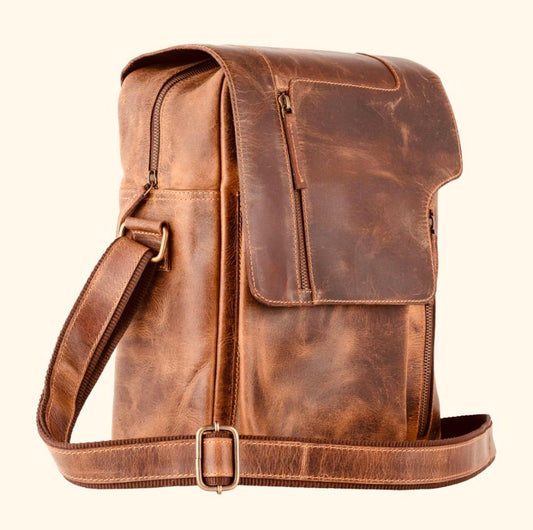 Rustic Brown Genuine Leather bag