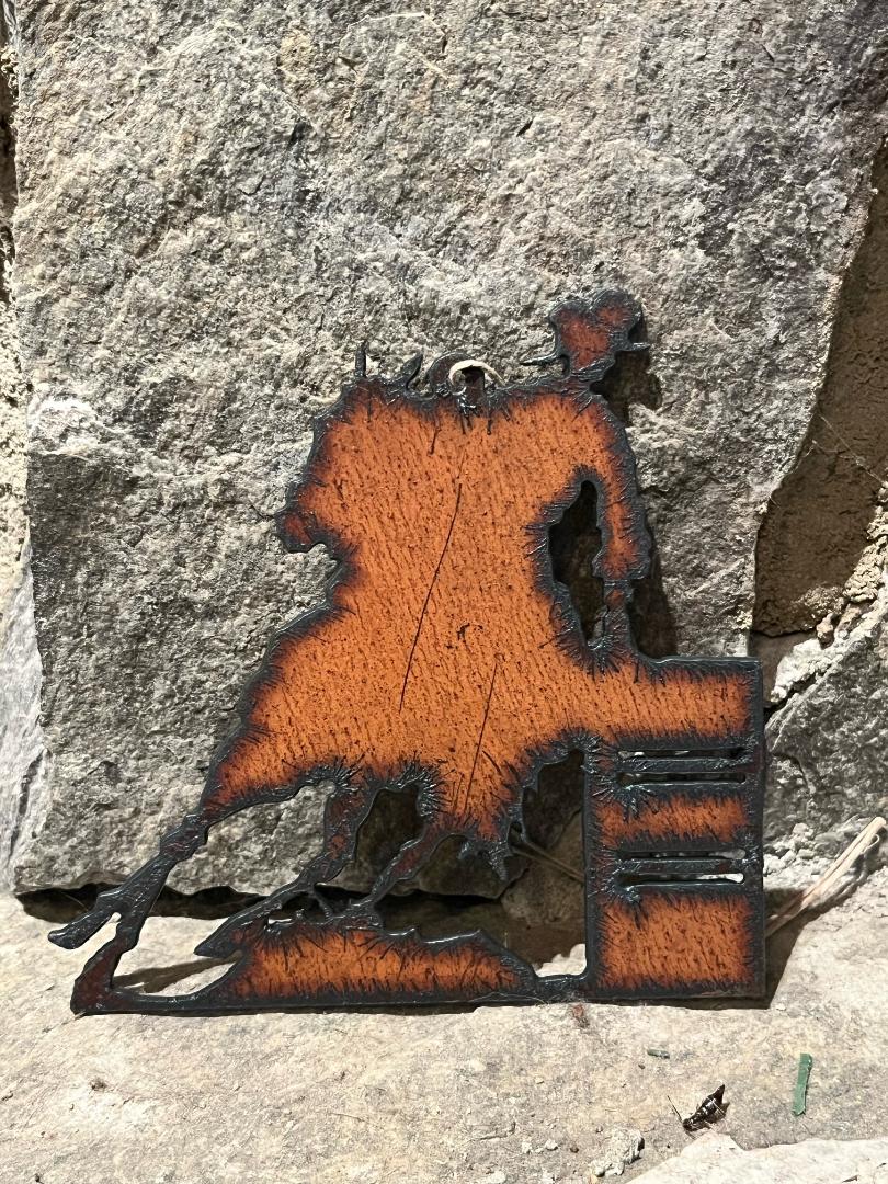 Western Metal Christmas ornaments