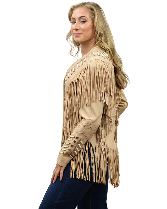 AS SEEN ON LAINEY WILSON -Ladies Leather Jacket