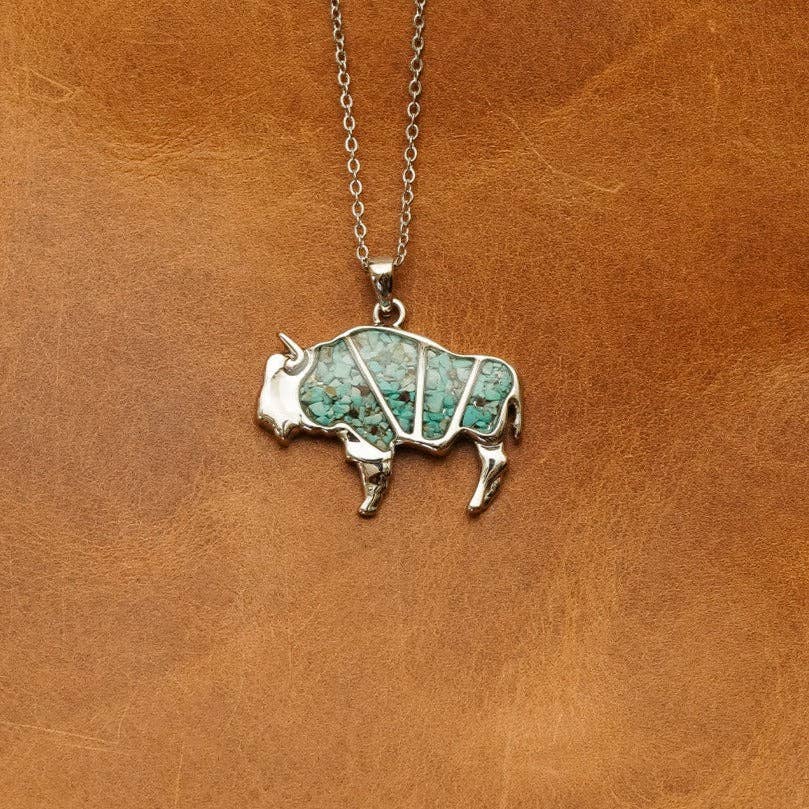 The Turquoise Bison Necklace