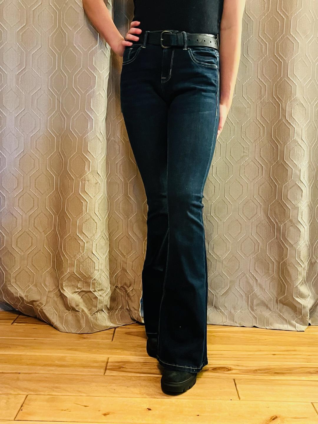 Grace in LA dark wash jeans